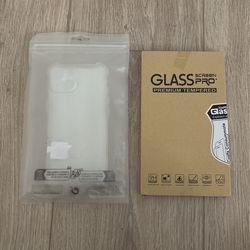 iPhone 15 Clear case and screen protector
