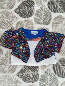 Build a bear Multicolor Sequin Top