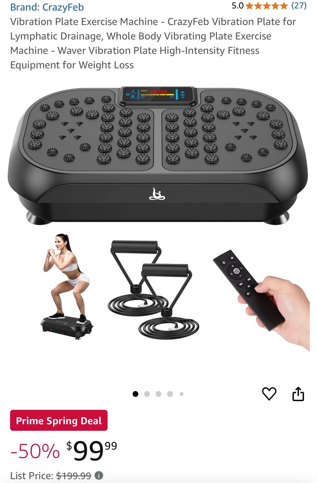 Vibration Exercise Machine