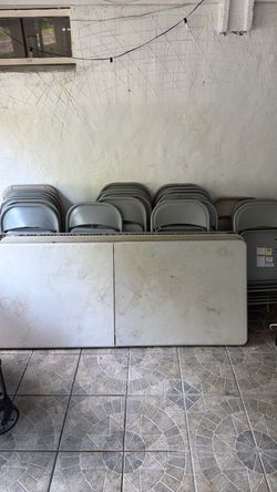 Folding Tables and Chairs Set