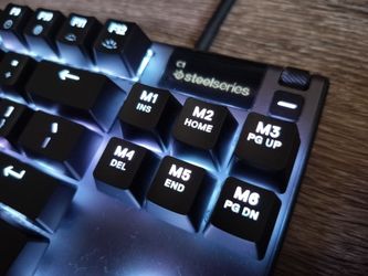 SteelSeries Apex 7 TKL Mechanical Gaming Keyboard (Blue Switches) - Excellent Condition
