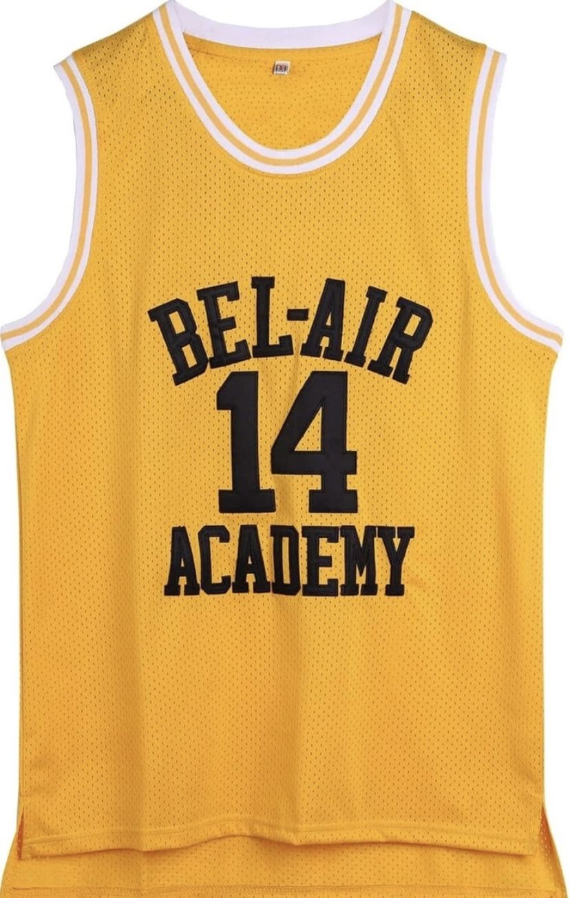 Smith Bel Air Academy Yellow Baseball Jersey