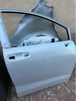 White Car Door Shell and Fender