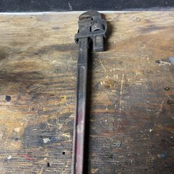  Vintage Stillson Walworth 24" Pipe Wrench Made in USA