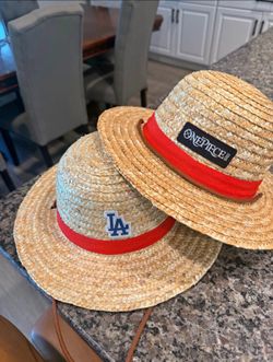 Straw Hat/One Piece LA Dodger HATS