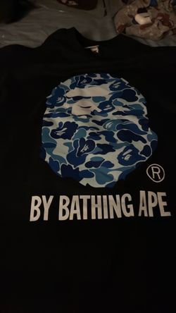 BAPE A Bathing Ape Black Camo Graphic Tee