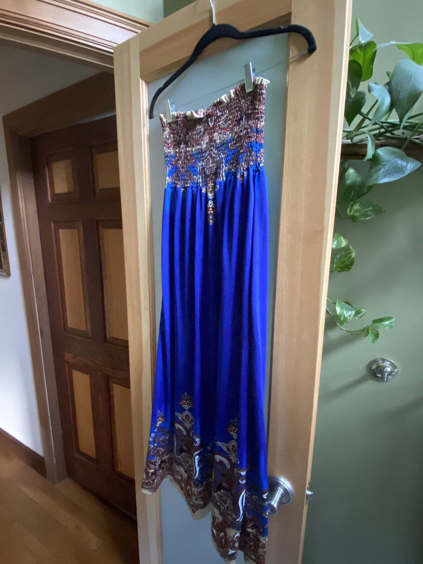 Blue Maxi Sundress