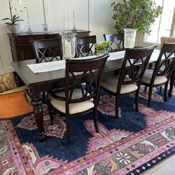 Macy's Dining Room Set (Table + 6 Chairs)