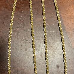 Gold Plated 30 inch Necklace