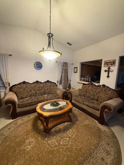 Vintage Victorian Style Complete Living Room Set