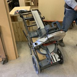 12” Bosch Miter Saw With Folding Stand