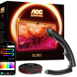 AOC Luces de TV que cambian con retroiluminación LED de TV que se sincronizan para televisores de 32 a 50 pulgadas, tira de luz cambiante RGB 