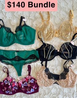 New VS mesh unlined bras 36DD