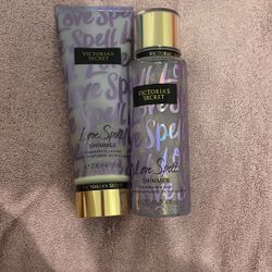 Victoria Secret Love Spell shimmer & body lotion