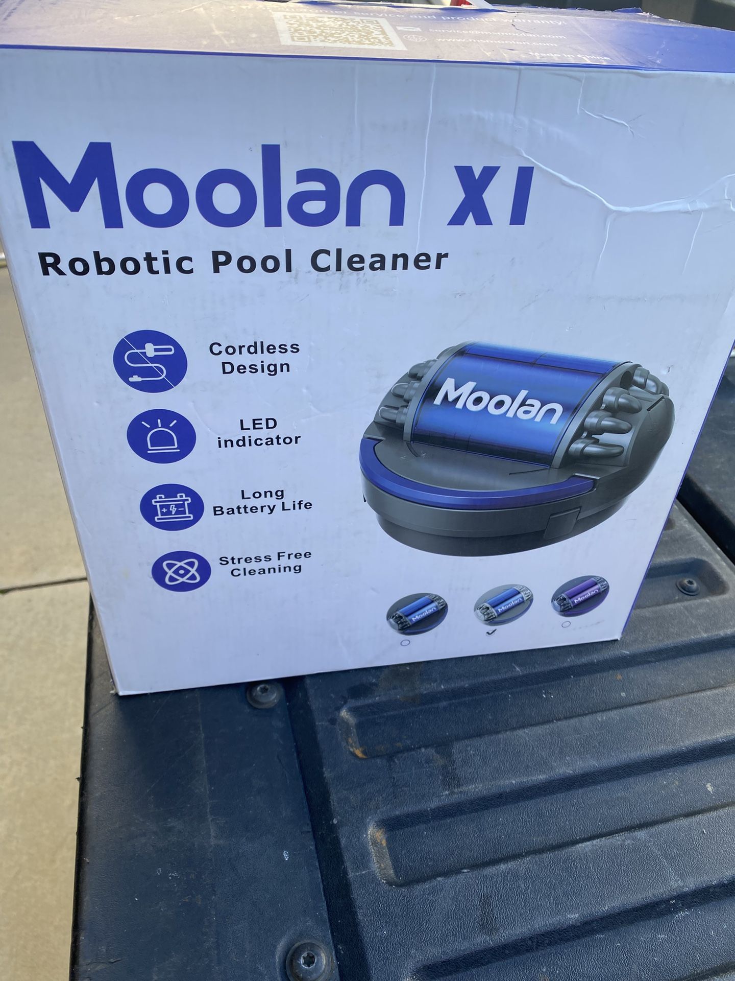 Moolan Pool Cleaner Cordless Robot