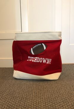 Kids canvas toy bin