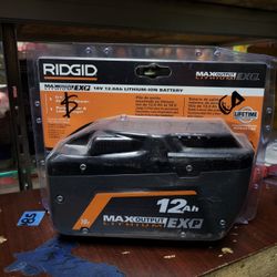 RIDGID 18V BATTERY 12.0 AH