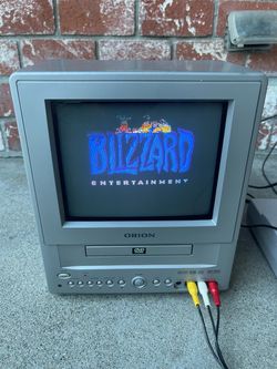 CRT TV 📺 Orion 9" TV DVD Combo - TV WORKS FINE - TVD DOES NOT READ DVDS