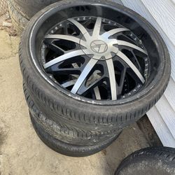 22 Inch Azara Wheels 