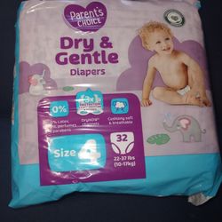 Diapers for babies size 4 (32 count)