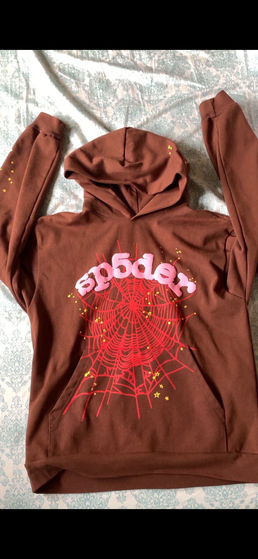 Spider hoodie brown ( sp5der )