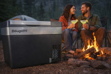 Ice-Cold Drinks Anywhere! BougeRV Portable Fridge/Freezer – Perfect for Camping, Road Trips & Tailgates