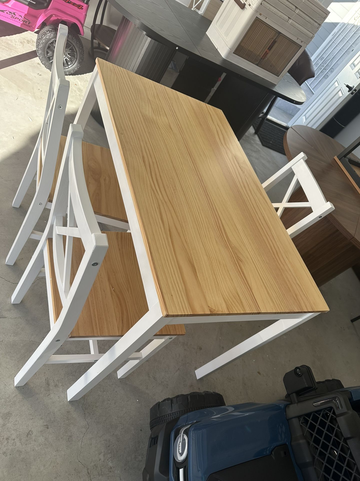 sogesfurniture 4 Pieces Small Dining Table Set