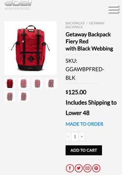 BACKPACK Gobi