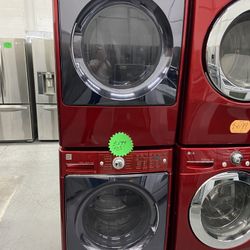 Kenmore Front Load Washer And Dryer Electric Set, Used 