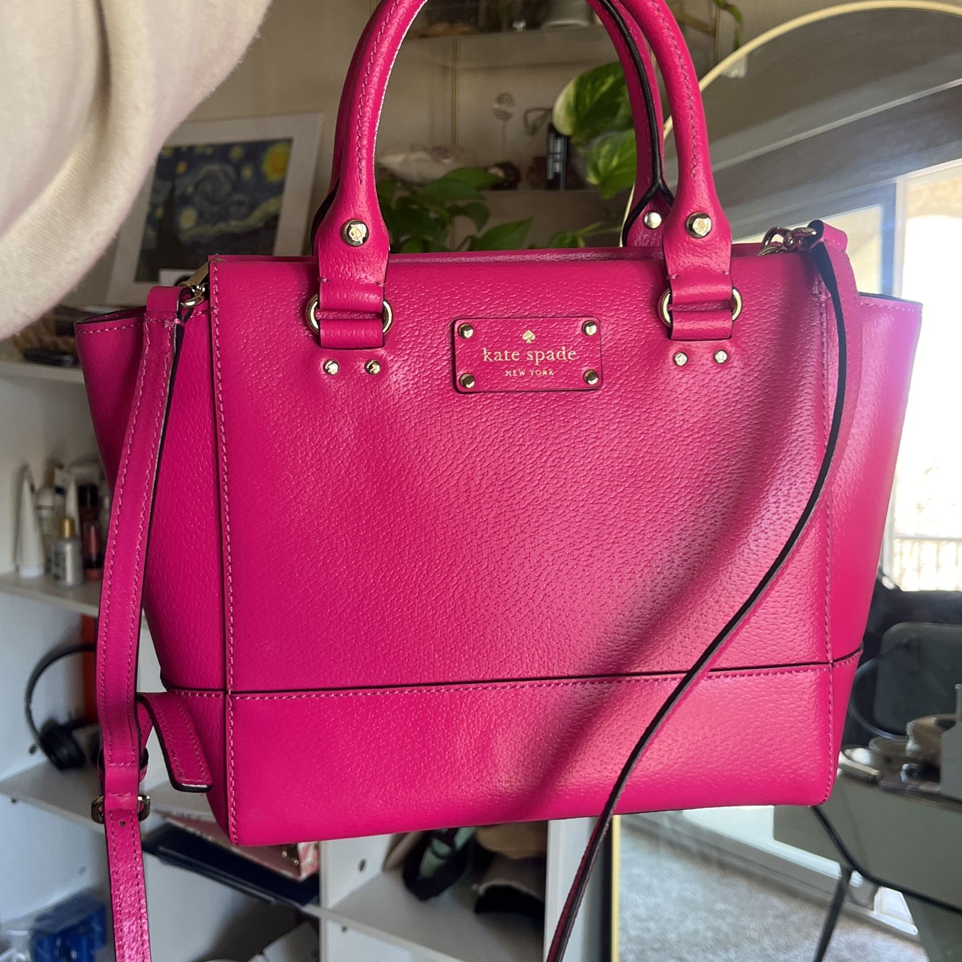 Mini Kate Spade Handbags Pink Hot Pink Kate Spade Purse