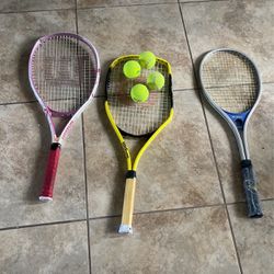 tennis Racket For Sale 3 of them 