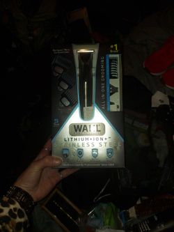 Wall lithium ion stainless steel all-in-one grooming system