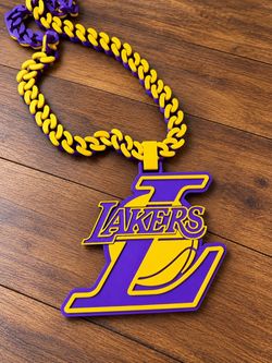 3D printed LA Lakers Hype Chain/ Basketball hype chains/ Custom hype chains