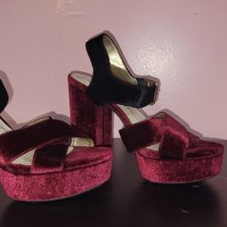 Size 8.5 Suede High Heels