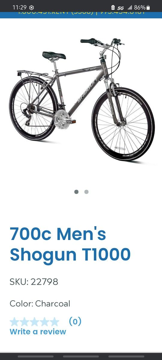 Shogun 700c on sale t1000 hybrid bike