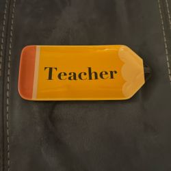 New Eccolo Small Ceramic Teacher Pencil Tray Dish Plate