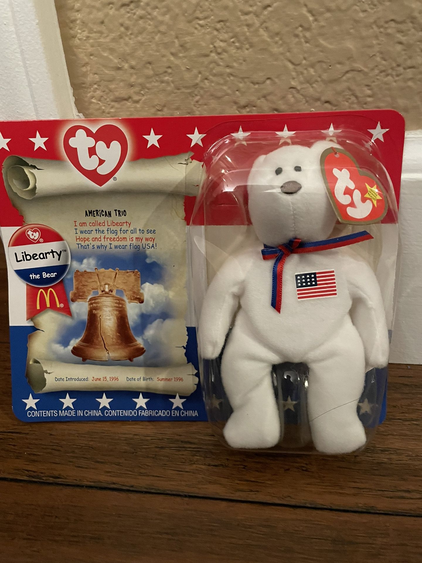 Collector TY Beanie Baby-Libearty