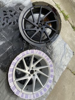 Painting wheels 18’’ 19’’ 20’’ 22’’ 24’’