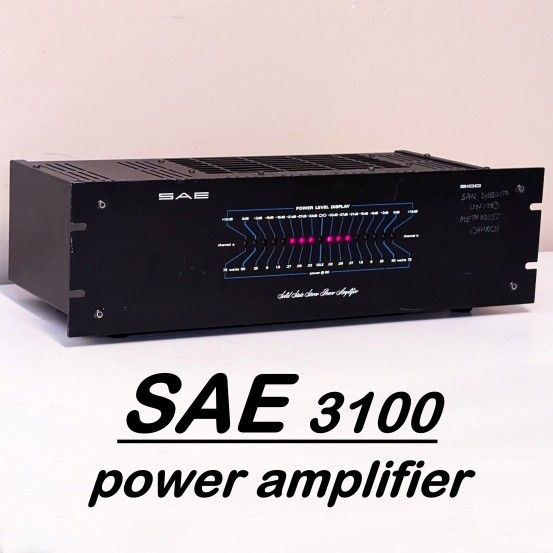 SAE 3100 Stereo Power Amplifier