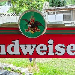 Pool Table Budweiser Light Bar Light 