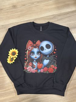 Jack & Sally Valentine Crewneck
