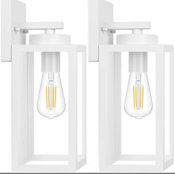 2 Pack Outdoor Wall Lanterns