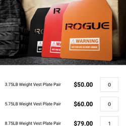 Rogue vest plates for sale sale