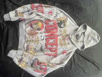 Concept All-Over Print Graphic Hoodie