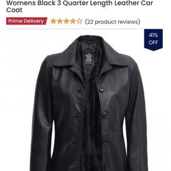 leather coat h