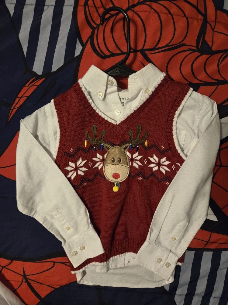Boys 4-5T Christmas Sweater