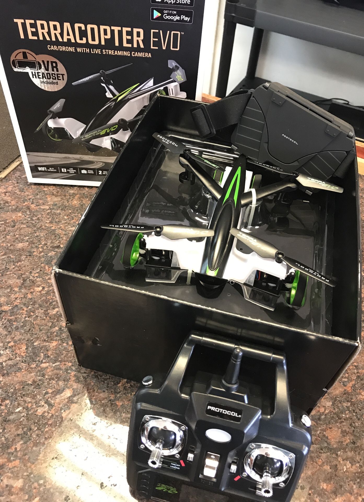 Terracopter EVO CAR/DRONE + live stream camera