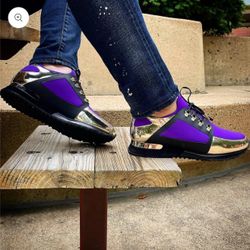 Emir Purple Leather