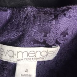 Eva Mendeds Dice 4 Purple Dress