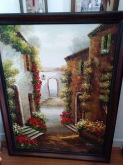 Paint with frame. Absolutely gorgeous